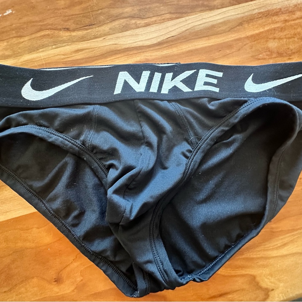 Nike Black and Gray Dri-FIT Briefs